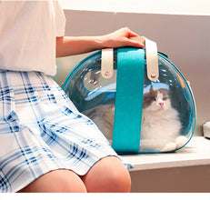 Double Fish Transparent Pet Backpack – Dog, Cat, Puppy Carrier Bag & Accessories